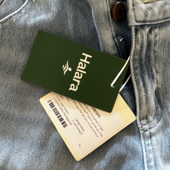 HALARA Light Blue Flare Jeans - Picture 2 of 5